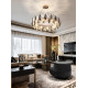 Подвесная люстра Delight Collection D8011P/R-1000 gold/smoky
