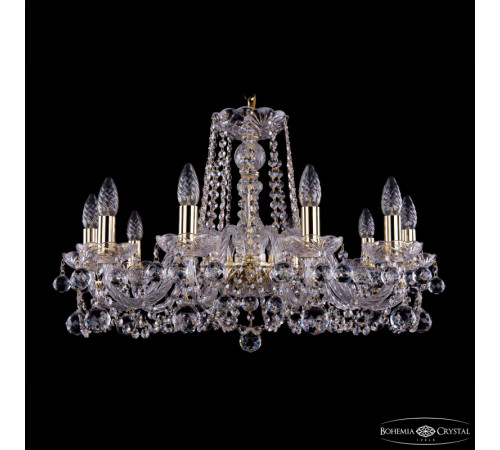 Подвесная люстра Bohemia Ivele Crystal 1402/10/240 G Balls Подвесная люстра Bohemia Ivele Crystal 1402/10/240 G Balls