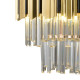 Подвесная люстра Natali Kovaltseva DELTA II 81449/5C GOLD