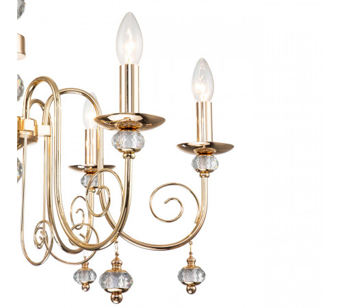 Подвесная люстра Escada Shine 678/6PL Gold Подвесная люстра Escada Shine 678/6PL Gold