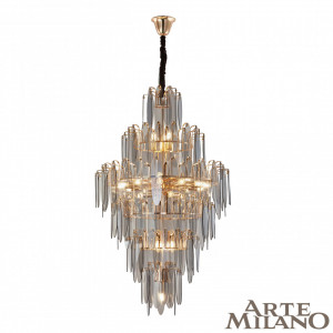 Подвесная люстра Arte Milano 1853B.D800.H1300.E14.25 G