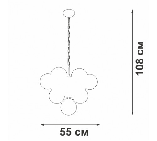 Подвесная люстра Vitaluce V49630-8/10