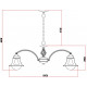Подвесная люстра Arte Lamp A7022LM-7WG