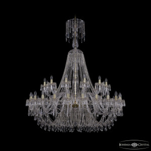 Подвесная люстра Bohemia Ivele Crystal 1403/24+12/530/XL-160 G