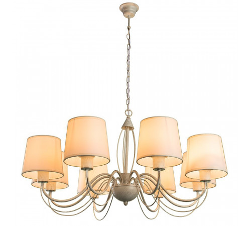 Подвесная люстра Arte Lamp Orlean A9310LM-8WG Подвесная люстра Arte Lamp Orlean A9310LM-8WG