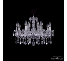 Подвесная люстра Bohemia Ivele Crystal 1413/8/200 Ni Leafs