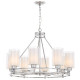 Подвесная люстра Lumina Deco Marietta LDP 8025-8 CHR+WT