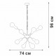 Подвесная люстра Vitaluce V4750-0/8