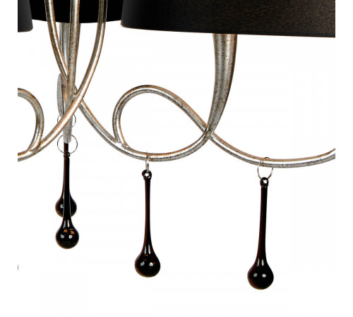 Подвесная люстра Mantra Paola Painted Silver 3530 Подвесная люстра Mantra Paola Painted Silver 3530
