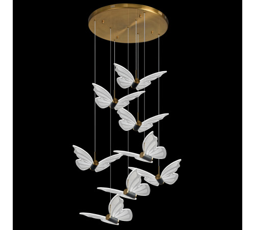Подвесная люстра Natali Kovaltseva Butterflies LED LAMPS 81364 GOLD Подвесная люстра Natali Kovaltseva Butterflies LED LAMPS 81364 GOLD