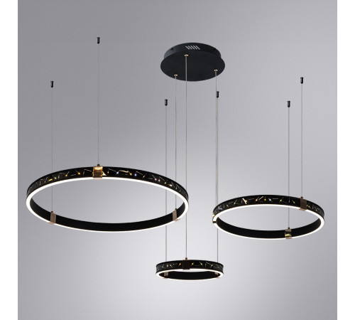 Подвесная люстра Arte Lamp Shine A2222SP-3BK Подвесная люстра Arte Lamp Shine A2222SP-3BK