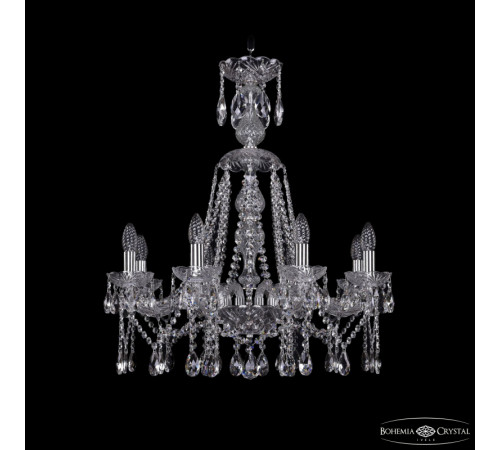 Подвесная люстра Bohemia Ivele Crystal 1413/8/220/XL-73 Ni Подвесная люстра Bohemia Ivele Crystal 1413/8/220/XL-73 Ni