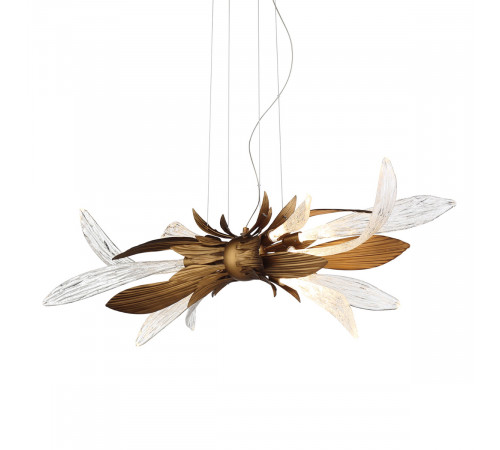 Подвесная люстра Delight Collection RP168416-11 bronze/clear