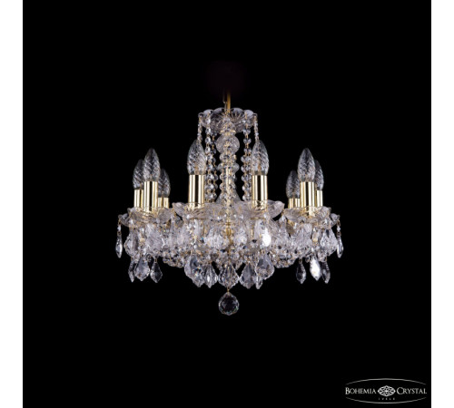 Подвесная люстра Bohemia Ivele Crystal 1402/10/141 G Leafs Подвесная люстра Bohemia Ivele Crystal 1402/10/141 G Leafs