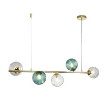 Подвесная люстра Indigo Selva 11032/5PL Gold V000297