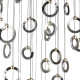 Подвесная люстра Lumien Hall Livin LH8028/36P-BK-PBK-SGD