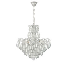 Подвесная люстра AM Group MONICA SP4 SILVER