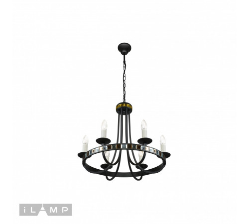 Подвесная люстра iLamp Dream 10190-6P BK Подвесная люстра iLamp Dream 10190-6P BK