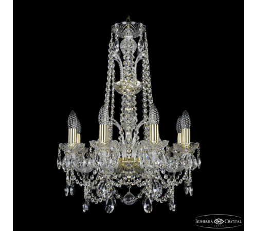 Подвесная люстра Bohemia Ivele Crystal 1411/8/160/XL-65 G Подвесная люстра Bohemia Ivele Crystal 1411/8/160/XL-65 G