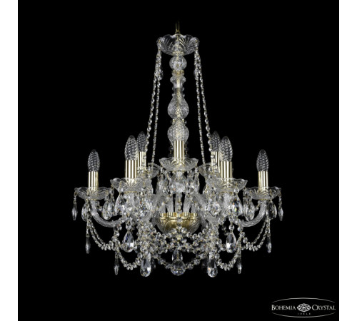 Подвесная люстра Bohemia Ivele Crystal 1411/6+3/195/h-66 G