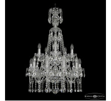 Подвесная люстра Bohemia Ivele Crystal 1413/10+5/200/XL-90/2d Ni