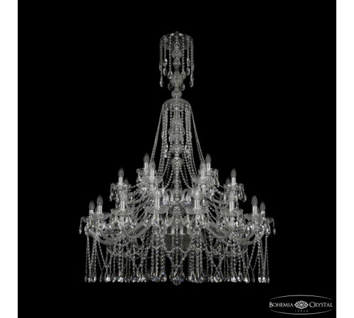Подвесная люстра Bohemia Ivele Crystal 1413/16+8+4/400/XL-163/2d Ni Подвесная люстра Bohemia Ivele Crystal 1413/16+8+4/400/XL-163/2d Ni