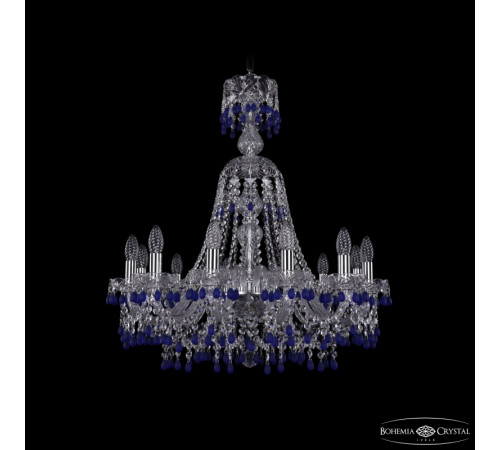Подвесная люстра Bohemia Ivele Crystal 1410/12/240/XL-74 Ni V3001