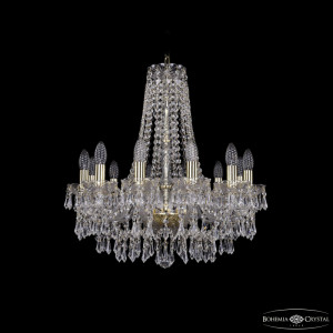 Подвесная люстра Bohemia Ivele Crystal 1403/12/195/h-60 G