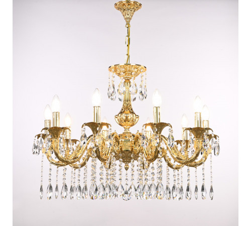 Подвесная люстра Bohemia Ivele Crystal AL79101/10/250 A G Подвесная люстра Bohemia Ivele Crystal AL79101/10/250 A G
