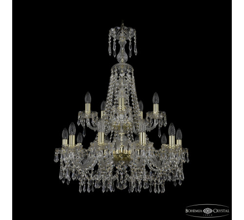 Подвесная люстра Bohemia Ivele Crystal 1403/10+5/240/XL-92/2d G Подвесная люстра Bohemia Ivele Crystal 1403/10+5/240/XL-92/2d G
