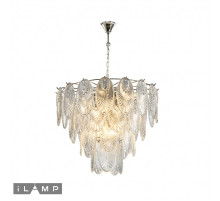 Подвесная люстра iLamp Gramercy P2548-12 Nickel