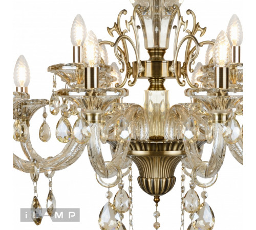 Подвесная люстра iLamp Asia 61079-8+4 BR Подвесная люстра iLamp Asia 61079-8+4 BR