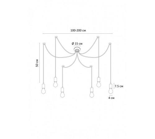 Подвесная люстра ARTE Lamp A4322SP-6RD Подвесная люстра ARTE Lamp A4322SP-6RD