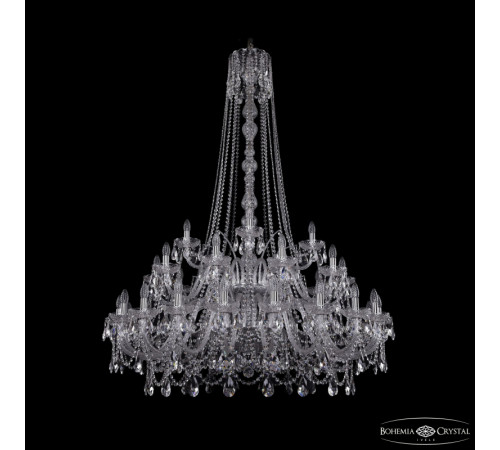 Подвесная люстра Bohemia Ivele Crystal 1411/20+10+5/460/h-175/2d Ni Подвесная люстра Bohemia Ivele Crystal 1411/20+10+5/460/h-175/2d Ni
