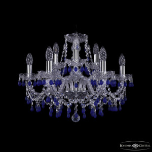 Подвесная люстра Bohemia Ivele Crystal 1410/6+3/195 Ni V3001