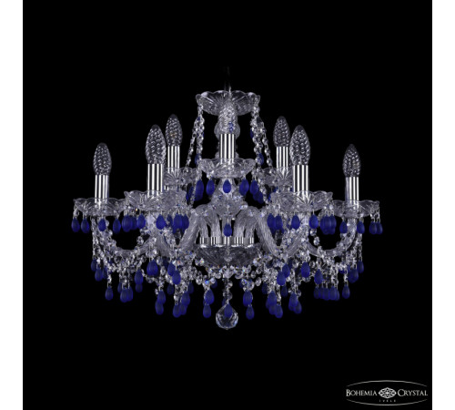 Подвесная люстра Bohemia Ivele Crystal 1410/6+3/195 Ni V3001 Подвесная люстра Bohemia Ivele Crystal 1410/6+3/195 Ni V3001