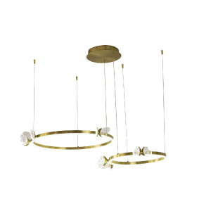 Подвесная люстра AM Group MARIPOSA SPD400+600 POLISHED GOLD
