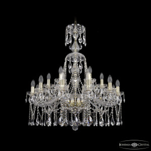 Подвесная люстра Bohemia Ivele Crystal 1413/12+6/300/XL-95 G