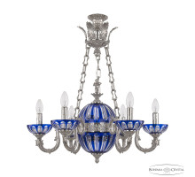 Подвесная люстра Bohemia Ivele Crystal Florence 71003P/6/175 Ni P Clear-Blue/H-1H Y8 FA4S