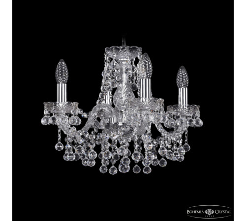 Подвесная люстра Bohemia Ivele Crystal 1409/4/141 Ni