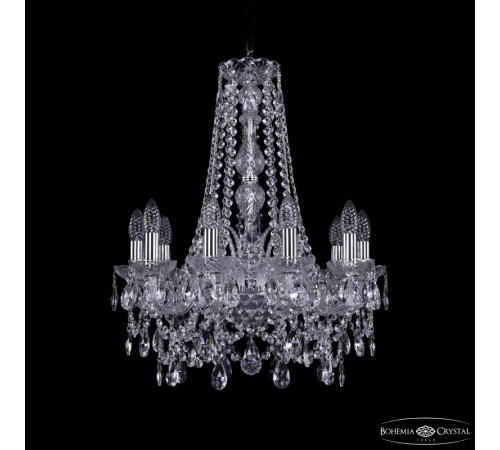 Подвесная люстра Bohemia Ivele Crystal 1411/10/160/h-64 Ni Подвесная люстра Bohemia Ivele Crystal 1411/10/160/h-64 Ni