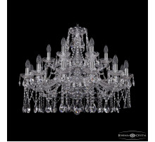 Подвесная люстра Bohemia Ivele Crystal 1413/12+6/300/2d Ni
