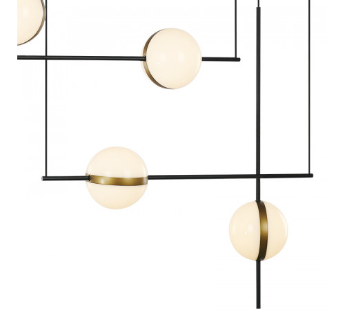 Подвесная люстра Delight Collection MD2062-4B black/brass Подвесная люстра Delight Collection MD2062-4B black/brass