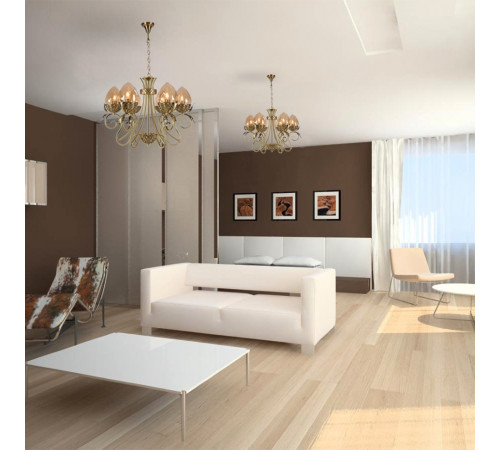 Подвесная люстра Lumien Hall Оливи 3304/8H-ABPAB-AM Подвесная люстра Lumien Hall Оливи 3304/8H-ABPAB-AM