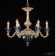 Подвесная люстра Bohemia Ivele Crystal AL79101P/6/175 WMG P Aquamarine/M-1F