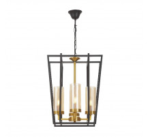Подвесная люстра Lumina Deco Afres LDP 1246-4 BK+MD