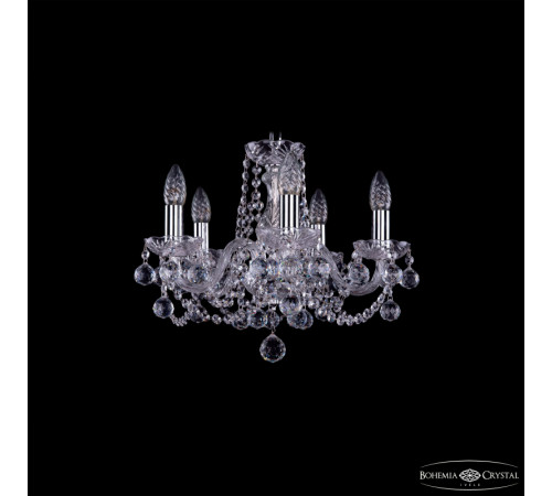 Подвесная люстра Bohemia Ivele Crystal 1402/5/141 Ni Balls Подвесная люстра Bohemia Ivele Crystal 1402/5/141 Ni Balls