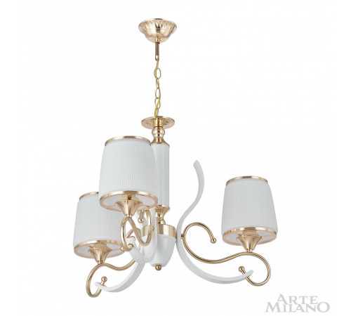 Подвесная люстра Arte Milano Florentia-3857 303857/3 Wh/Gd