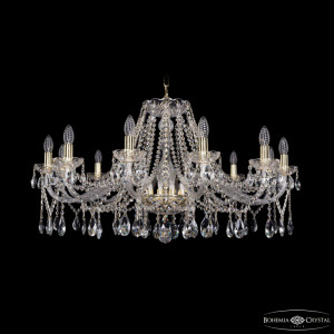 Подвесная люстра Bohemia Ivele Crystal 1413/12/360 G