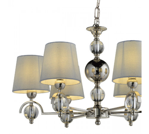 Подвесная люстра Lumien Hall Амелия LH1037/6P-NK-WT Подвесная люстра Lumien Hall Амелия LH1037/6P-NK-WT